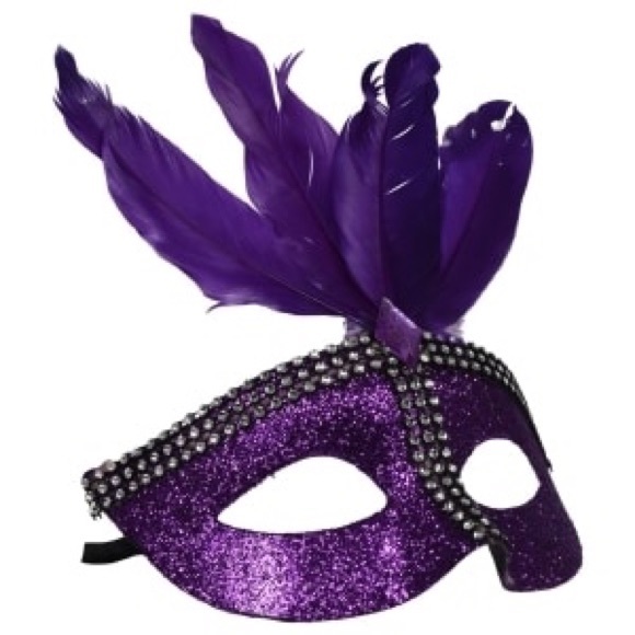 Other - PURPLE MARDI GRAS MASK NWT